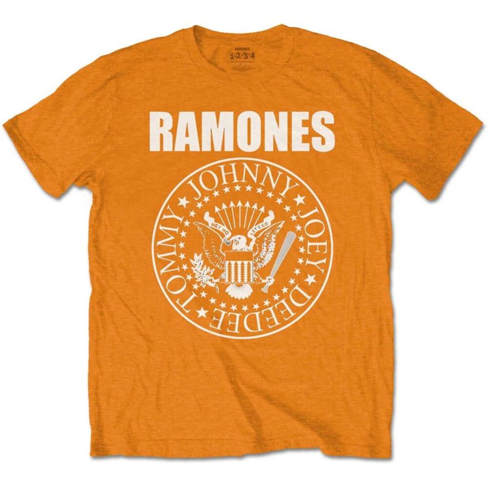 Ramones Childrens/Kids Presidential Seal T-Shirt / Orange
